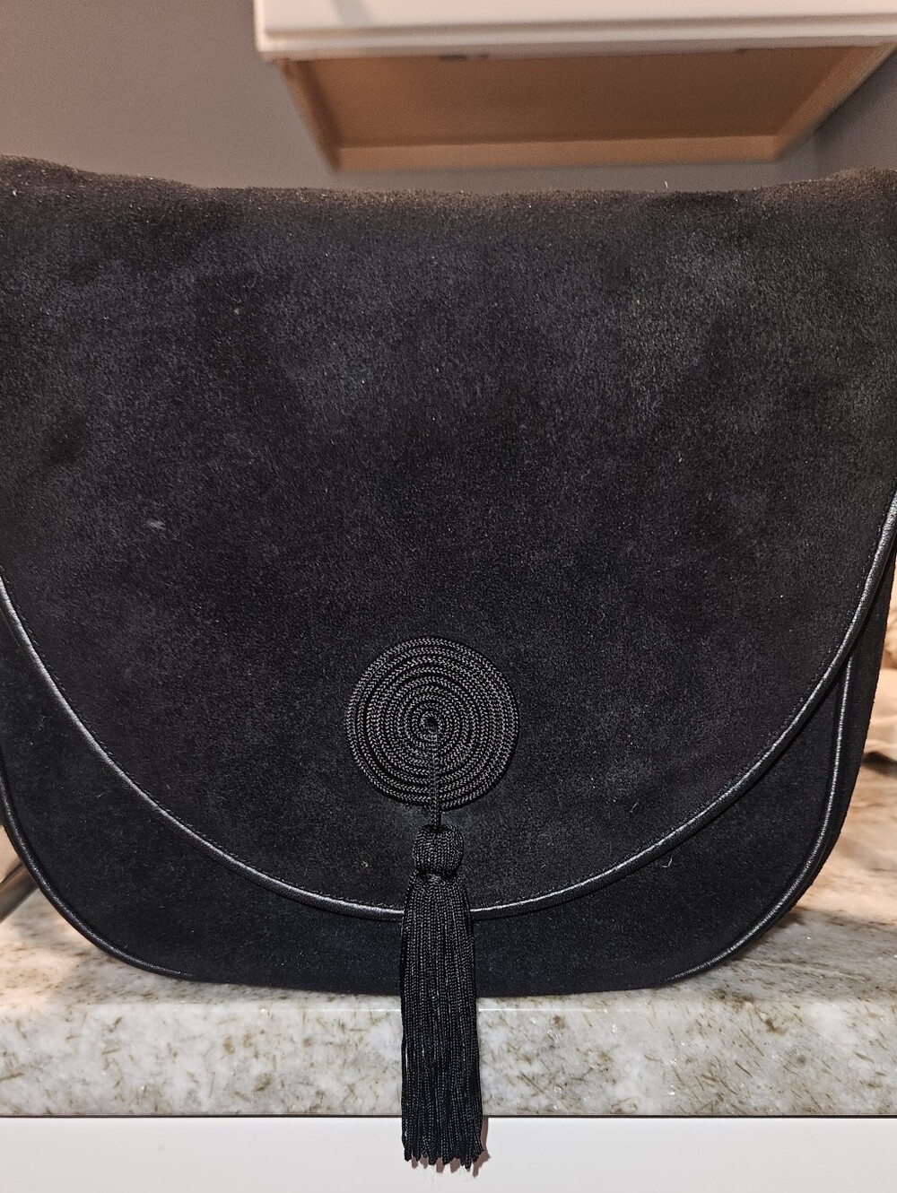 Adrienne Vittadini Suede Handbag